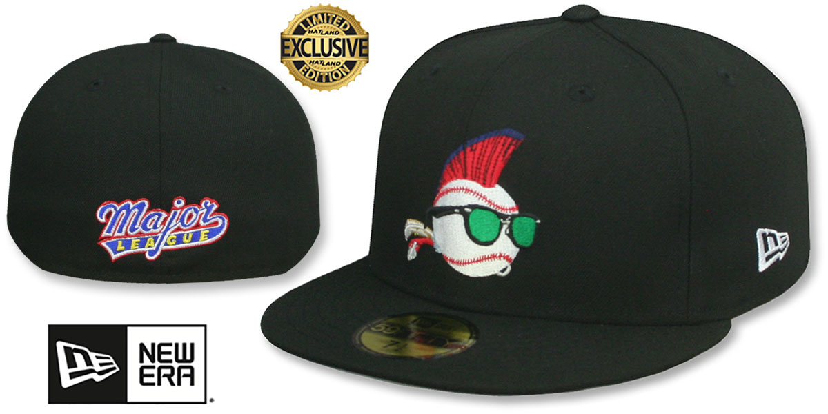 Major League WILD THING Black Fitted Hat by New Era