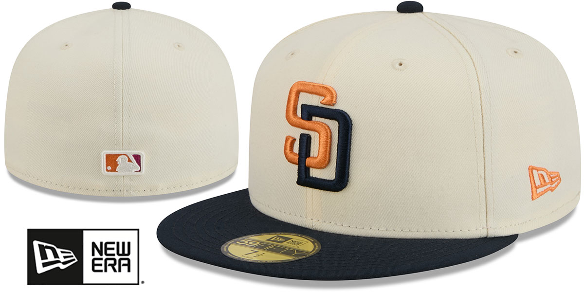 San Diego Padres 2026 CITY CONNECT ONFIELD Cream-Navy Fitted Hat by New Era