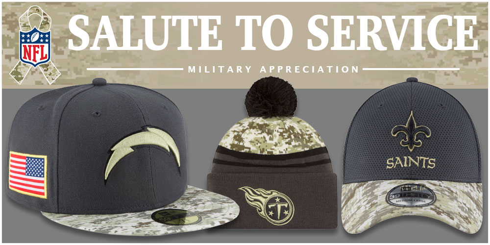 nfl hats salute to service