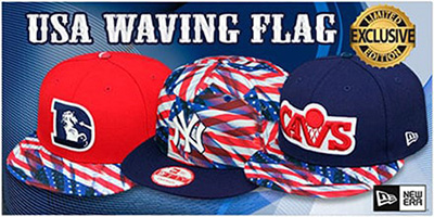 Exclusive USA Waving Flag Hats
