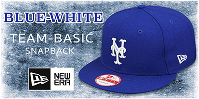 Royal-White Team-Basic Snapback Hats