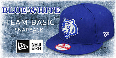 Royal-White Team-Basic Snapback Hats