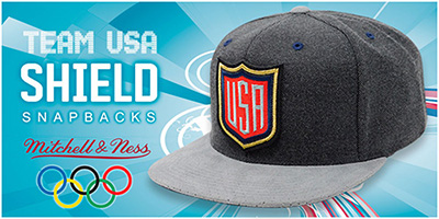 Team USA Shield Snapback Hats