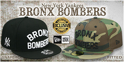 Yankees Bronx Bombers Hats
