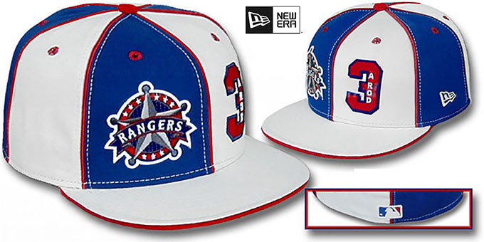 ARod 'DOUBLE WHAMMY' Royal-White Fitted Hat