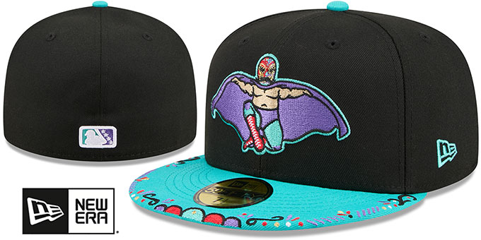 Hillcats 2026 'COPA DE LA DIVERSION' Black-Teal Fitted Hat by New Era