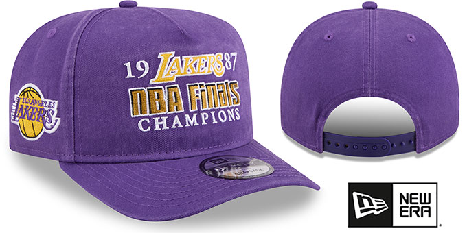 Lakers 'HISTORIC CHAMPIONS AF SNAPBACK' Purple Hat by New Era