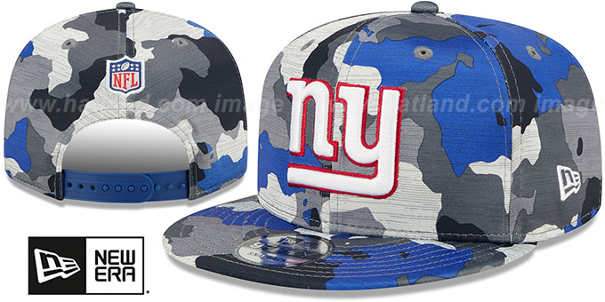 Giants '2022 CAMO NFL TRAINING CAMP SNAPBACK' Hat by New Era