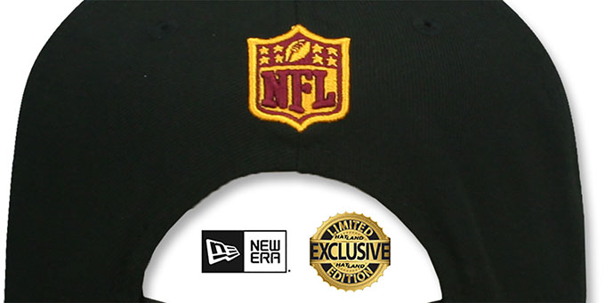 Commanders NFL ALTERNATE TEAM-BASIC SNAPBACK Black Hat by New Era - 3rd View