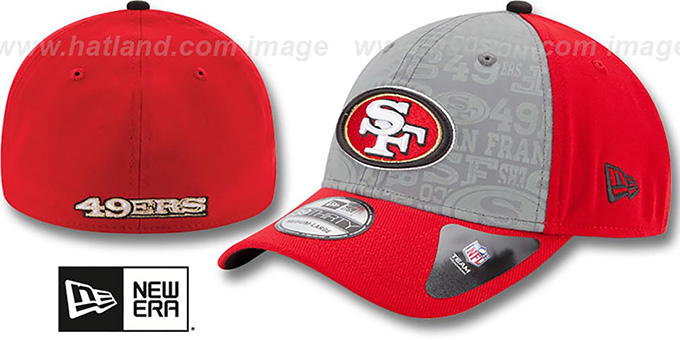 49ers '2014 NFL DRAFT FLEX' Red Hat by New Era