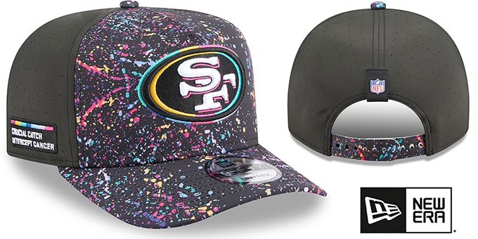 49ers 2025 'CRUCIAL CATCH A-FRAME SNAPBACK' Hat by New Era