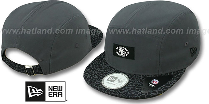 49ers 'SAFARI CAMPER STRAPBACK' Grey Hat by New Era