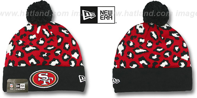 49ers 'WINTER-JUNGLE' Knit Beanie Hat by New Era