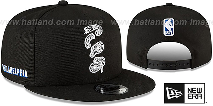 76ers 20-21 'CITY-SERIES' ALTERNATE SNAPBACK Black Hat by New Era
