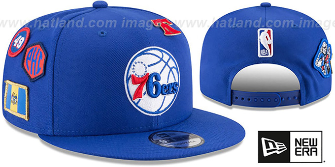 76ers '2018 NBA DRAFT SNAPBACK' Royal Hat by New Era