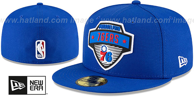 76ers '2020 NBA TIP OFF' Royal Fitted Hat by New Era