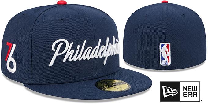 76ers 25-26 'CITY-EDITION' Fitted Hat by New Era