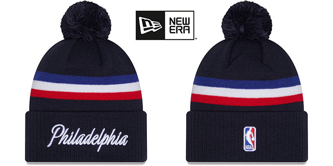 76ers 25-26 'CITY-EDITION' Knit Beanie Hat by New Era