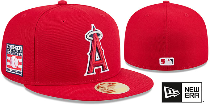 Angels 2025 'HALL OF FAME' GAME Fitted Hat by New Era