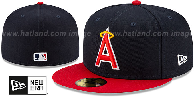 Angels 'TURN-BACK-THE-CLOCK' Fitted Hat by New Era