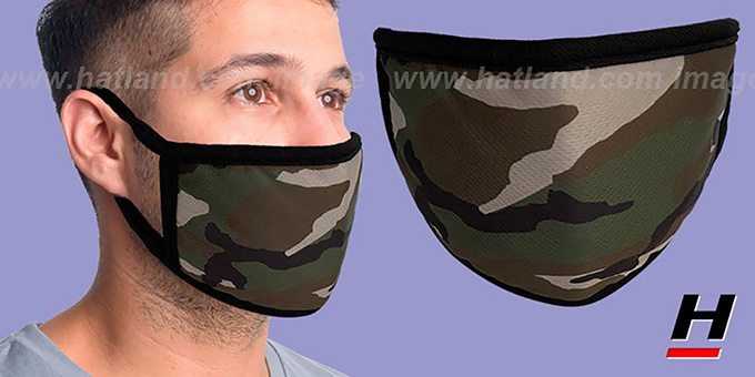 ARMY CAMO Washable Fashion Mask by Hatland.com