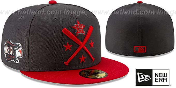 Astros '2019 MLB ALL-STAR WORKOUT' Grey-Red Fitted Hat by New Era