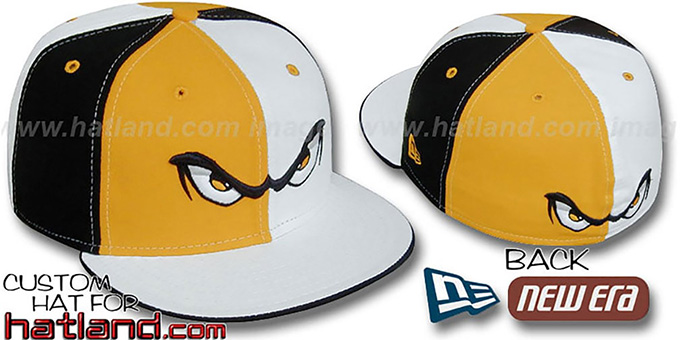 Storm 'PINWHEEL' Gold-White-Black Fitted Hat by New Era