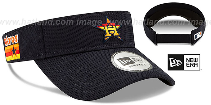 Astros 'DASHMARK BP VISOR' Navy by New Era