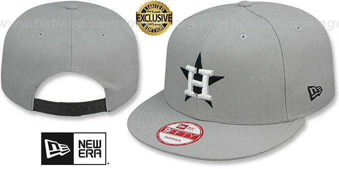 Astros 'TEAM-BASIC SNAPBACK' Grey-Black Hat by New Era