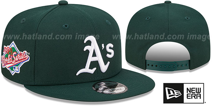 Athletics 1989 'WS SIDE-PATCH SNAPBACK' Hat by New Era