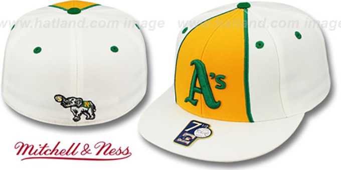 Athletics ALTERNATE 'ZELLA' Fitted Hat by Mitchell and Ness