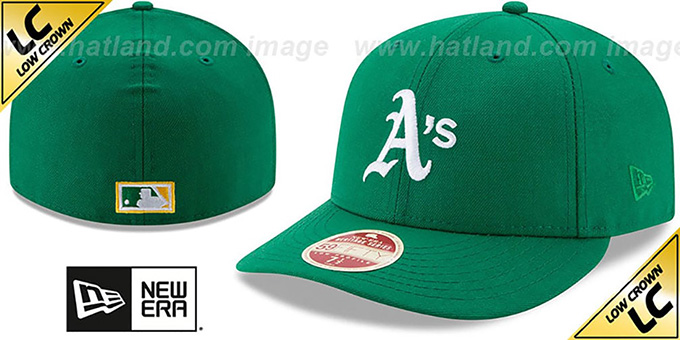 Athletics 'LOW-CROWN VINTAGE' Fitted Hat by New Era