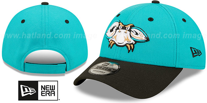 Baysox 'COPA STRAPBACK' Teal-Black Hat by New Era