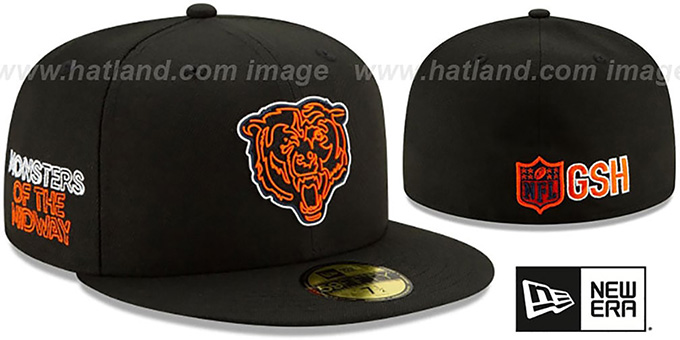 Bears '2020 NFL VIRTUAL DRAFT' Black Fitted Hat by New Era