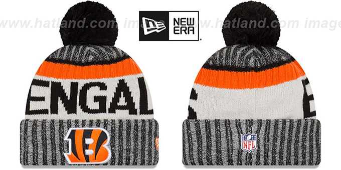 Bengals '2017 STADIUM BEANIE' Black Knit Hat by New Era