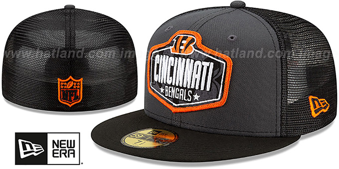 Bengals '2021 NFL TRUCKER DRAFT' Fitted Hat by New Era