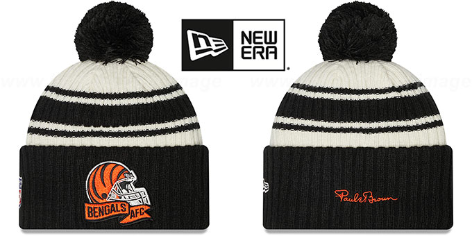 Bengals '2022 NFL SIDELINE' Knit Beanie Hat by New Era