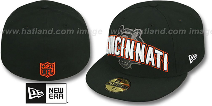 Bengals 'NFL ONFIELD DRAFT' Black Fitted Hat by New Era