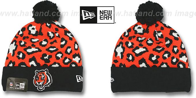 Bengals 'WINTER-JUNGLE' Knit Beanie Hat by New Era