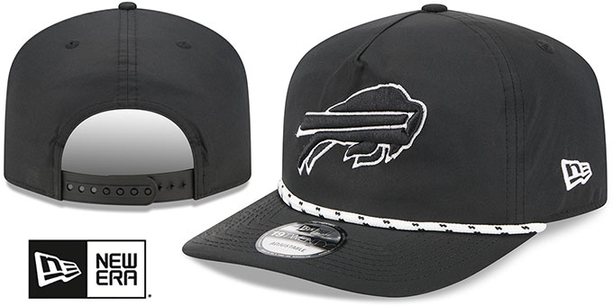 Bills '1920 ROPE SNAPBACK' Black-White Hat by New Era