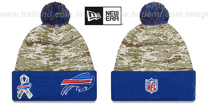 Bills '2015 SALUTE-TO-SERVICE' Knit Beanie Hat by New Era