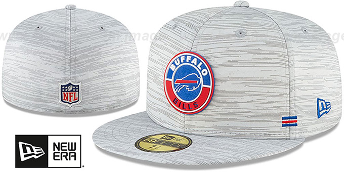 Bills '2020 ONFIELD STADIUM' Heather Grey Fitted Hat by New Era