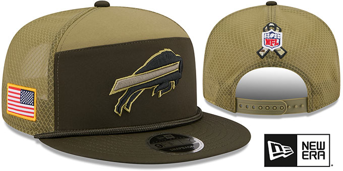 Bills '2025 SALUTE-TO-SERVICE SNAPBACK' Dark Green-Olive Hat by New Era