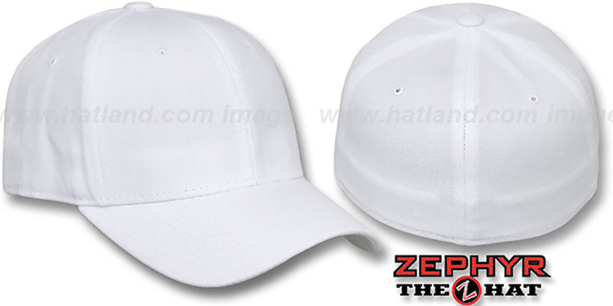 Blank 'Z-FIT WHITE' Hat by Zephyr