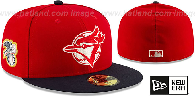 Blue Jays '2019 JULY 4TH STARS N STRIPES' Fitted Hat by New Era