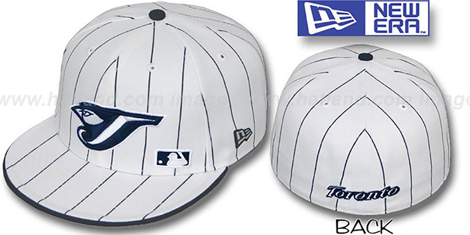 Blue Jays 'FABULOUS' White-Navy Fitted Hat by New Era