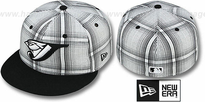 Blue Jays 'PLAIDIE' Black Fitted Hat by New Era