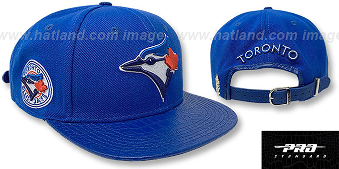 Blue Jays 'TEAM-BASIC STRAPBACK' Royal Hat by Pro Standard