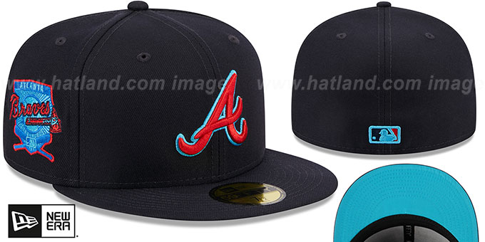 Braves 2023 'FATHERS DAY' Fitted Hat by New Era