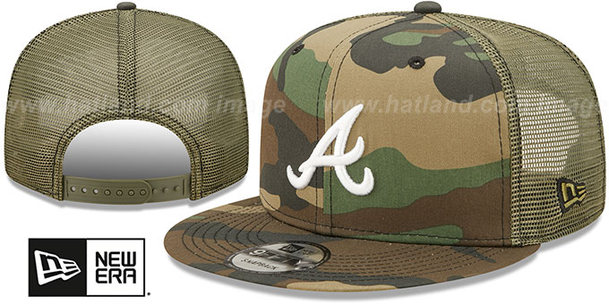 Braves 'ARMY CAMO TRUCKER' Hat by New Era